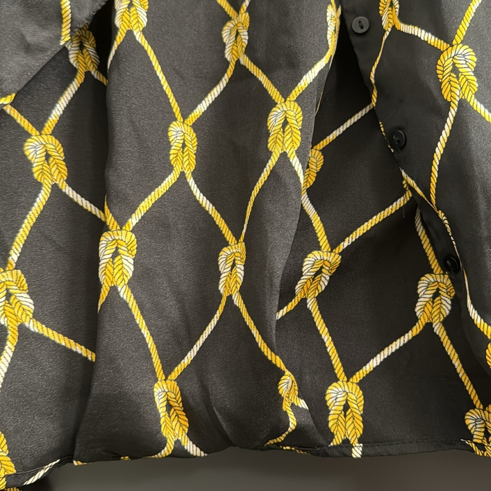 Zara Rope Graphic Button Down - Picture 5 of 5